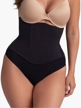HoneyLove Sculptwear Waist Hero Cincher Waist Definition Women's M Black Corset
